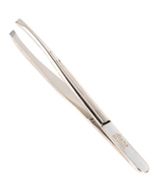 Comprar online Pinza Depilar Gris Oblicua 8.2 cm Disprof en la tienda alpel.es - Peluquería y Maquillaje