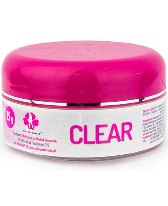 Comprar online Polvo acrílico Molly 15 gr Clear en la tienda alpel.es - Peluquería y Maquillaje