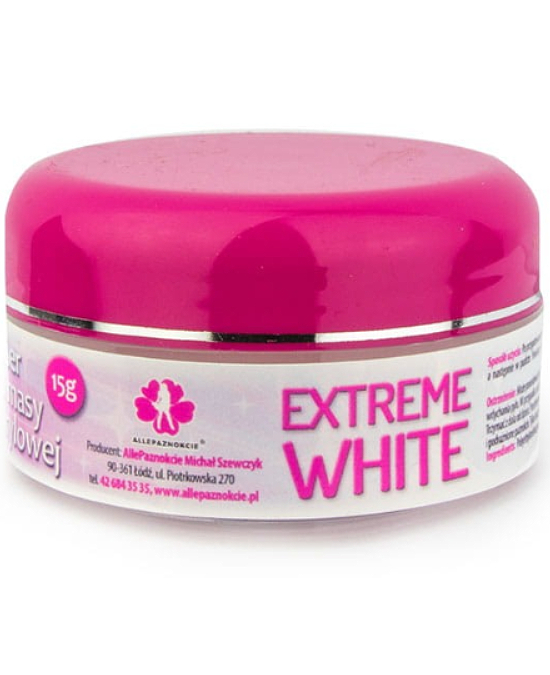Comprar online Polvo acrílico Molly 15 gr Extreme White en la tienda alpel.es - Peluquería y Maquillaje