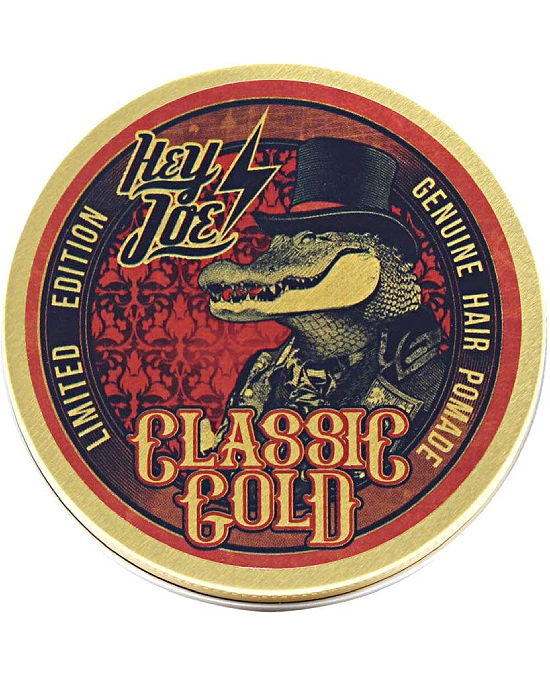 Comprar online Pomada Pelo Edición Limitada Classic Gold 100 ml Hey Joe en la tienda alpel.es - Peluquería y Maquillaje Comprar online Pomada Pelo Edición Limitada Classic Gold 100 ml Hey Joe en la tienda alpel.es - Peluquería y Maquillaje
