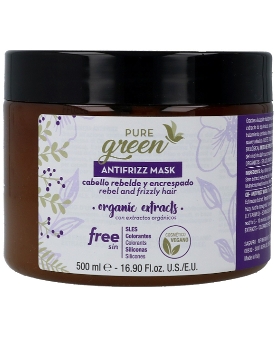 Comprar Pure Green Antifrizz Mascarilla 500 ml online en la tienda Alpel