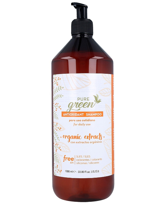 Comprar online Pure Green Antioxidant Champú 1000 ml en la tienda alpel.es - Peluquería y Maquillaje