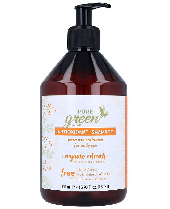 Comprar online Pure Green Antioxidant Champú 500 ml en la tienda alpel.es - Peluquería y Maquillaje