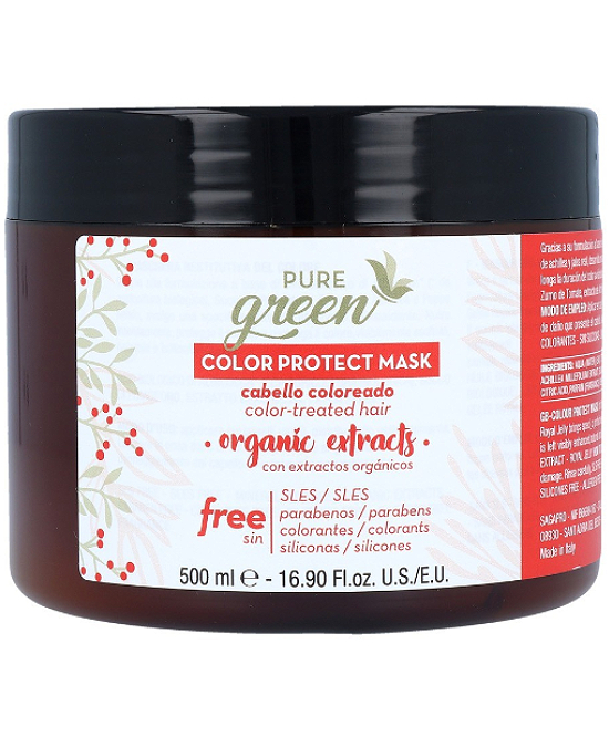 Comprar Pure Green Color Protect Mascarilla 500 ml online en la tienda Alpel