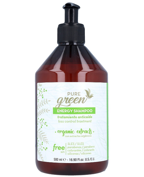 Comprar online Pure Green Energy Champú 500 ml en la tienda alpel.es - Peluquería y Maquillaje Comprar online Pure Green Energy Champú 500 ml en la tienda alpel.es - Peluquería y Maquillaje