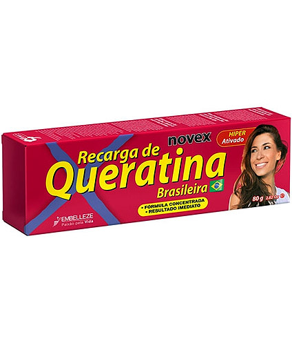 Recarga de Queratina Brasileña Embelleze Novex Brazilian Keratin 80 gr Recarga de Queratina Brasileña Embelleze Novex Brazilian Keratin 80 gr