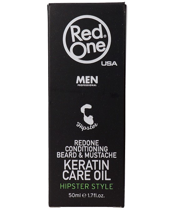 Comprar online Red One Beard Oil 50 ml Keratin Care a precio barato en Alpel. Producto disponible en stock para entrega en 24 horas