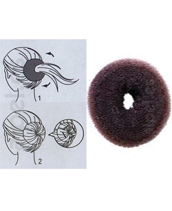 Comprar Relleno Peinado Moño Circular Donut Castaño Oscuro online en la tienda Alpel