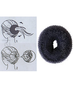 Comprar Relleno Peinado Moño Circular Donut Negro online en la tienda Alpel Comprar Relleno Peinado Moño Circular Donut Negro online en la tienda Alpel