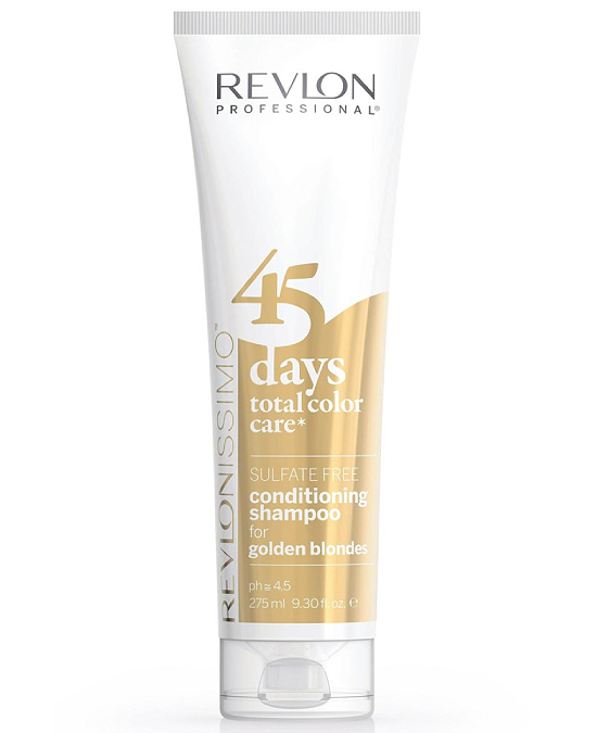Comprar Revlon 45 Days Shampoo & Conditioner Golden Blondes 275 ml online en la tienda Alpel