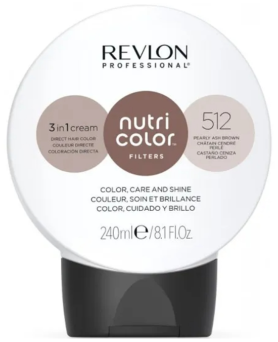 Comprar Revlon Nutri Color Filters 512 Castaño Ceniza Perlado 240 ml online en la tienda Alpel