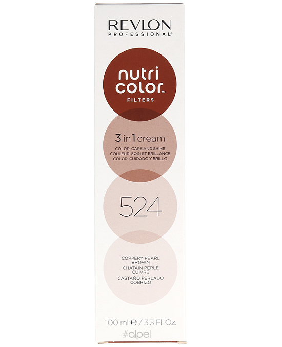 Compra online Revlon Nutri Color Filters 524 Castaño Perlado Cobrizo en la tienda de la peluquería Alpel