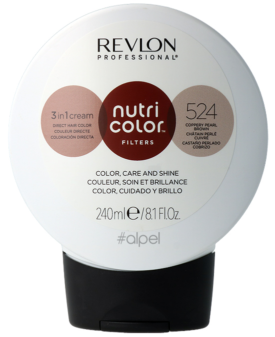 Comprar Revlon Nutri Color Filters 524 Castaño Perlado Cobrizo online en la tienda Alpel