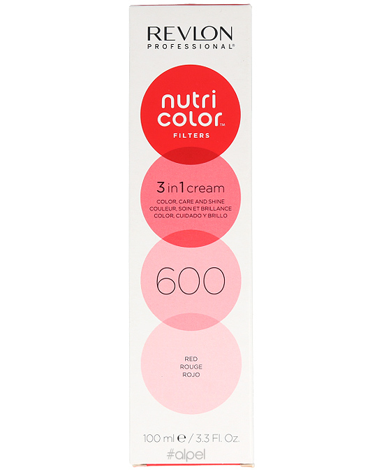 Compra online Revlon Nutri Color Filters 600 Rojo en la tienda de la peluquería Alpel