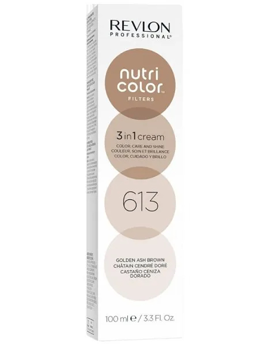 Compra online Revlon Nutri Color Filters 613 Castaño Ceniza Dorado 100 ml en la tienda de la peluquería Alpel