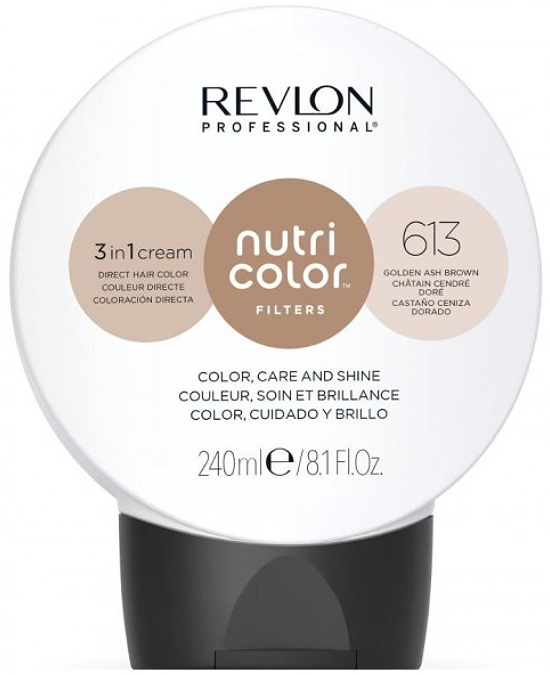 Comprar Revlon Nutri Color Filters 613 Castaño Ceniza Dorado 240 ml online en la tienda Alpel