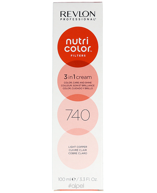 Compra online Revlon Nutri Color Filters 740 Cobre Claro en la tienda de la peluquería Alpel