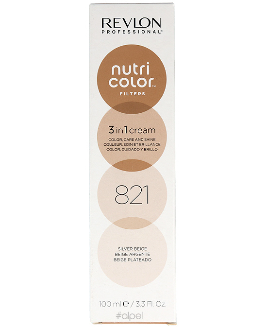 Compra online Revlon Nutri Color Filters 821 Beige Plateado en la tienda de la peluquería Alpel