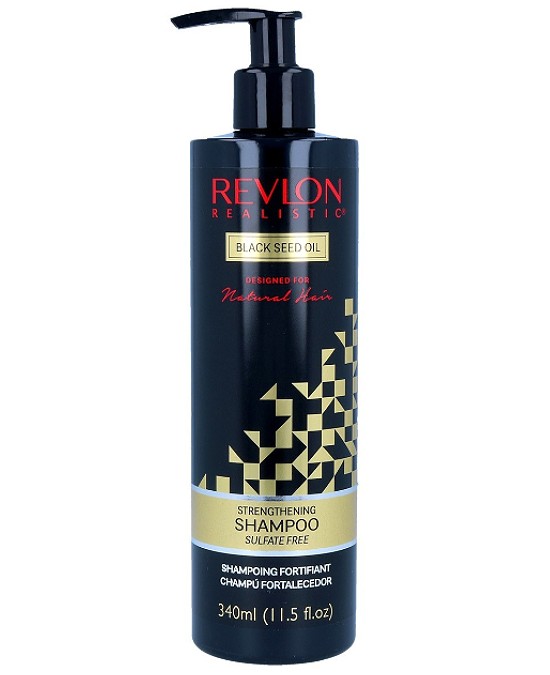 Comprar online Revlon Realistic Black Seed Oil Shampoo 340 ml a precio barato en Alpel. Producto disponible en stock para entrega en 24 horas