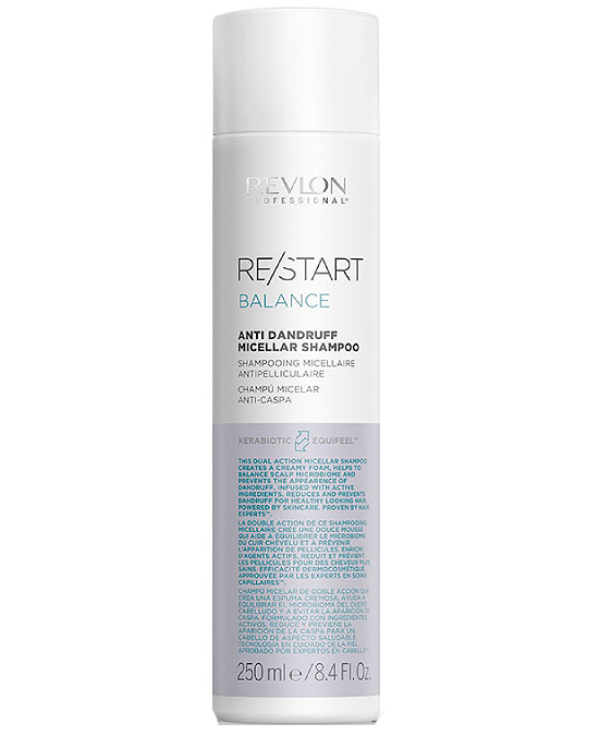 Comprar online Revlon Restart Balance Anti Dandruff Shampoo 250 ml en la tienda alpel.es - Peluquería y Maquillaje