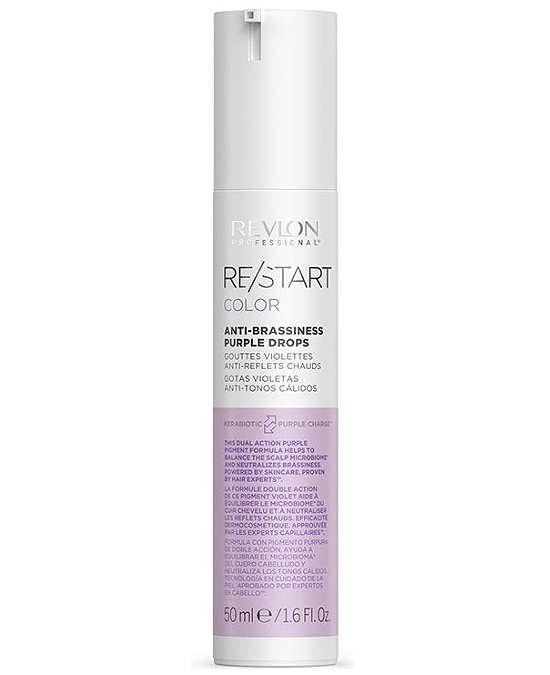 Comprar online Revlon Restart Color Anti-Brassiness Purple Drops 50 ml en la tienda alpel.es - Peluquería y Maquillaje