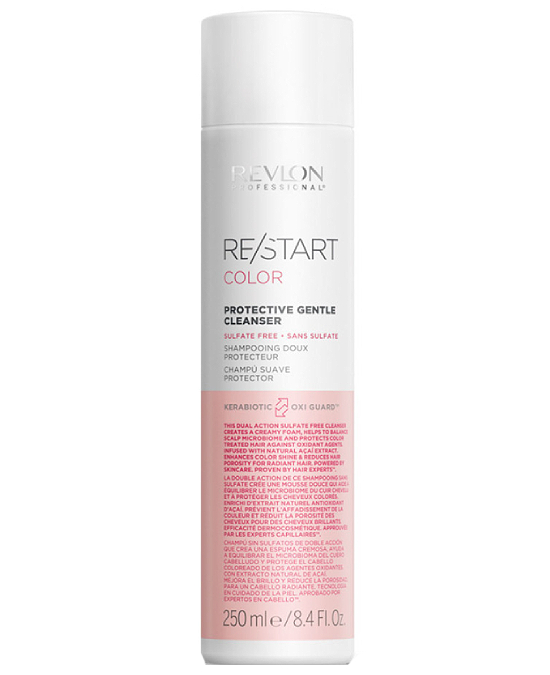 Comprar online Revlon Restart Color Protective Gentle Cleanser 250 ml en la tienda alpel.es - Peluquería y Maquillaje