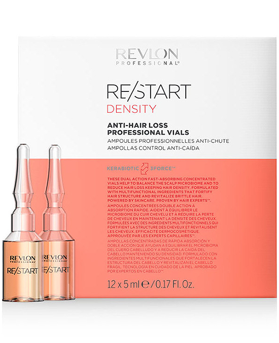 Comprar online Revlon Restart Density Anti-Hair Loss Professionals Vials 12 x 5 ml en la tienda alpel.es - Peluquería y Maquillaje