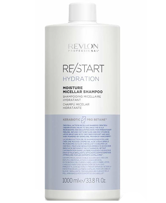 Comprar online Revlon Restart Hydration Shampoo 1000 ml en la tienda alpel.es - Peluquería y Maquillaje