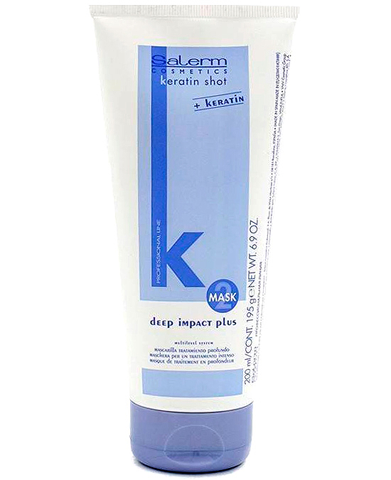 Comprar online Salerm Keratin Shot Deep Impact Plus Mascarilla 200 ml a precio barato en la tienda Alpel