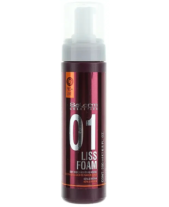 Comprar Salerm Liss Foam 01 Proline 200 ml Espuma de Alisado online en la tienda Alpel