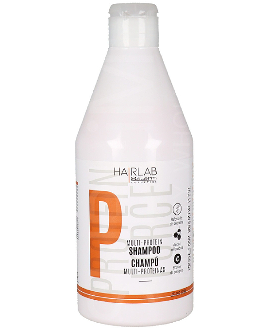 Comprar online Salerm Hairlab Multi Protein Shampoo 600 ml en la tienda alpel.es - Peluquería y Maquillaje