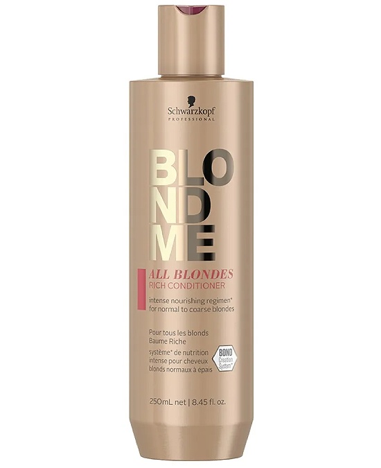 Schwarzkopf Blondme All Blondes Rich Conditioner 250 ml - Precio barato - Alpel