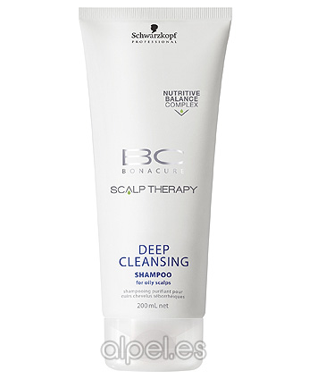Comprar Schwarzkopf Bonacure Scalptherapy Deep Cleansing Champú Antigrasa 200 ml online en la tienda Alpel Comprar Schwarzkopf Bonacure Scalptherapy Deep Cleansing Champú Antigrasa 200 ml online en la tienda Alpel