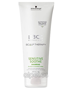 Comprar Schwarzkopf Bonacure Sensitive Soothe Champú Calmante 200 ml online en la tienda Alpel Comprar Schwarzkopf Bonacure Sensitive Soothe Champú Calmante 200 ml online en la tienda Alpel