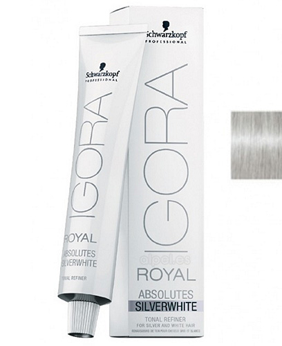 Comprar Schwarzkopf Igora Royal Absolutes Silverwhite Plata 60 ml online en la tienda Alpel