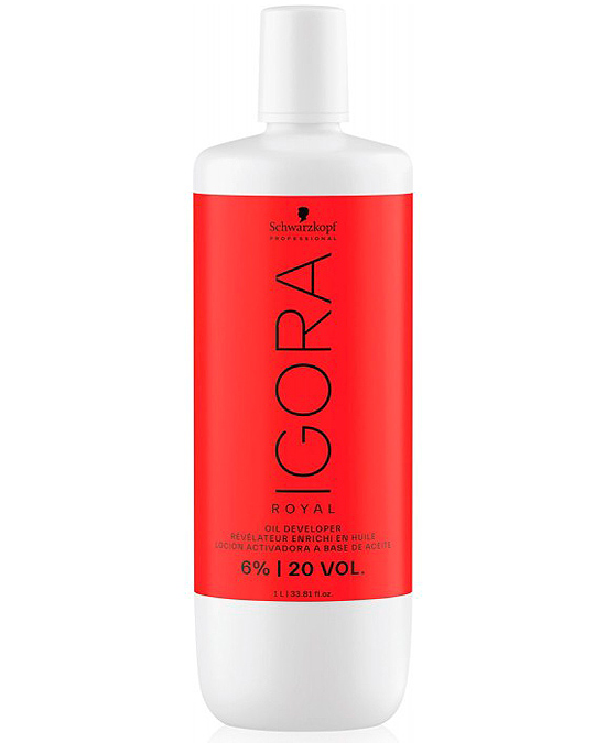 Comprar Schwarzkopf Igora Royal Oxidante 20 Vol 1000 ml grande online en la tienda Alpel