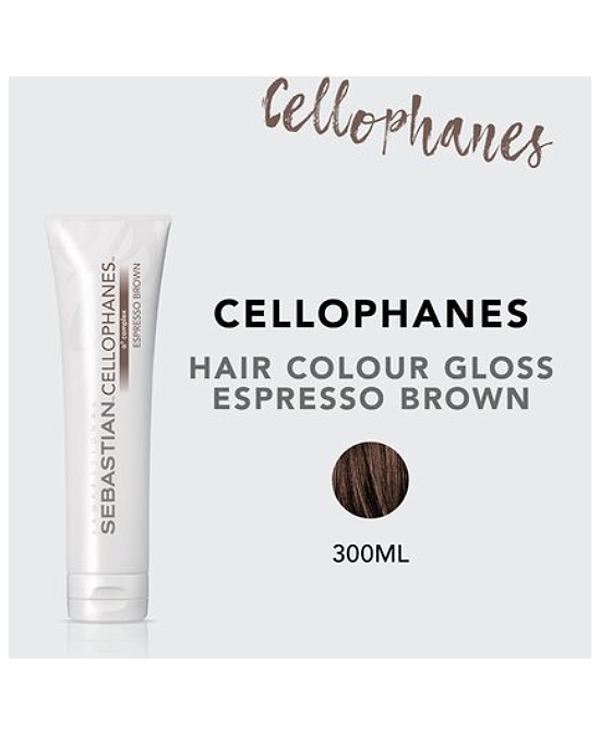 Comprar online Sebastian Cellophanes 300 ml Espreso Brown en la tienda alpel.es - Peluquería y Maquillaje