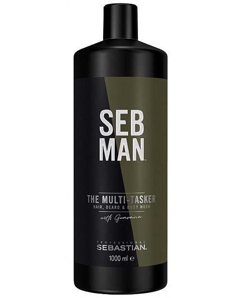 Comprar online Sebman The Multitasker Gel de Ducha, Cabello y Barba 1000 ml en la tienda alpel.es - Peluquería y Maquillaje