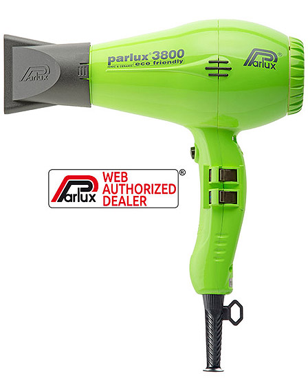 Secador de pelo Parlux 3800 Eco Ionic Verde - Comprar online en Alpel