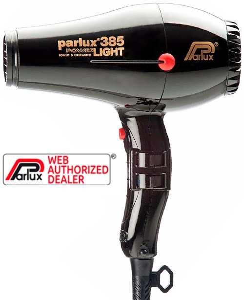 Secador de pelo Parlux 385 PowerLight Negro - Comprar online en Alpel