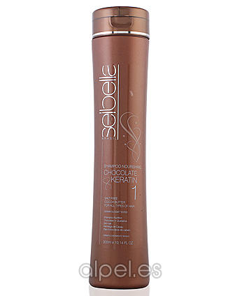 Comprar Seibella Queratina Shampoo Chocolate & Keratin 300 ml online en la tienda Alpel Comprar Seibella Queratina Shampoo Chocolate & Keratin 300 ml online en la tienda Alpel