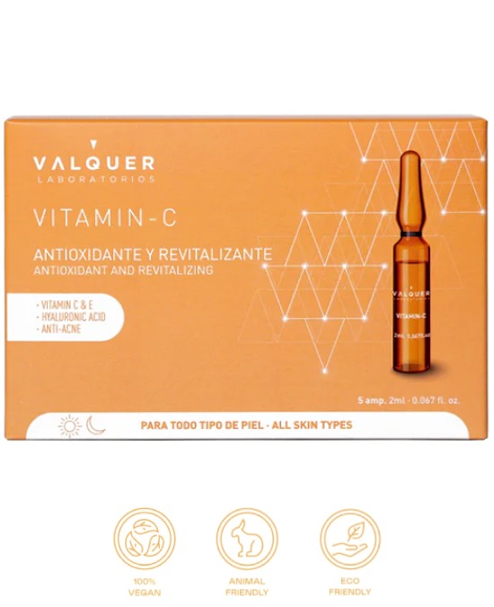 Compra online Serum Vitamin-C Antioxidante y Revitalizante Valquer 5 x 2 ml al mejor precio en Alpel
