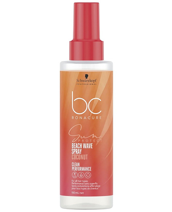 Comprar online Spray Beach Wave Schwarzkopf Bonacure Sun Protect Coconut 150 ml en la tienda alpel.es - Peluquería y Maquillaje