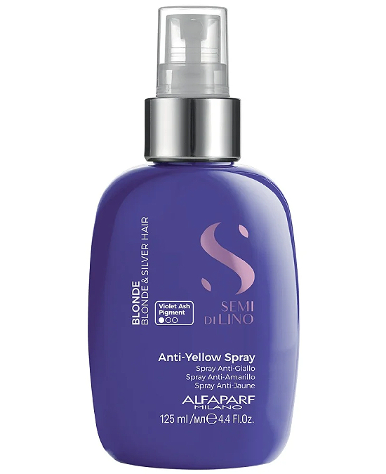 Comprar online Spray Blonde Anti Yelllow Alfaparf Semi Di Lino 125 ml en la tienda alpel.es - Peluquería y Maquillaje