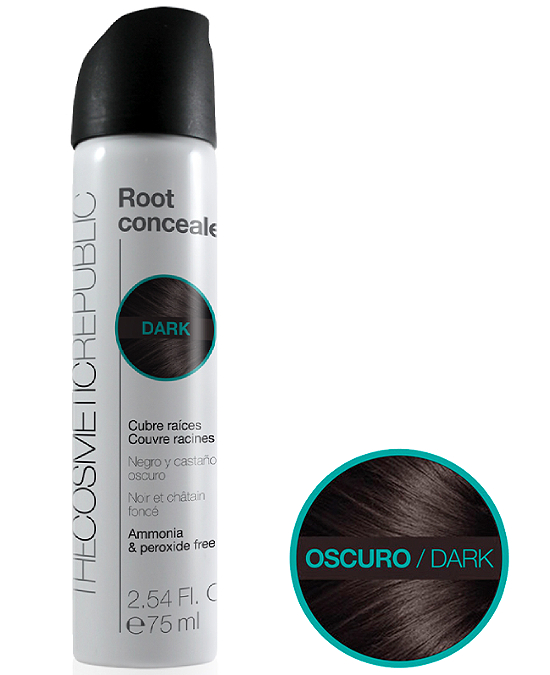 Comprar online Spray Corrector Raíces Anticanas The Cosmetic Republic Dark 75 ml en la tienda alpel.es - Peluquería y Maquillaje