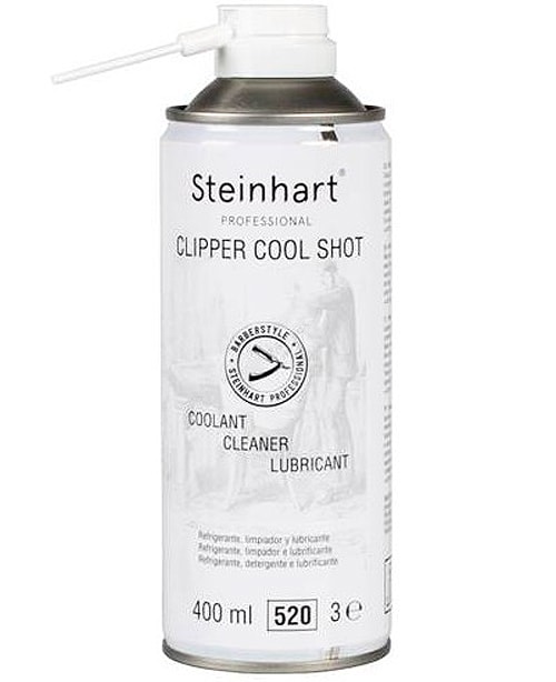 Comprar Spray Refrigerante Lubricante Limpiador 400 ml de Cuchillas Cortapelos de Steinhart en La tienda de peluquería Alpel