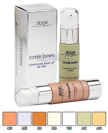 Comprar Stage Line Cover Down Maquillaje Corrector Fluido 30 ml AC online en la tienda Alpel