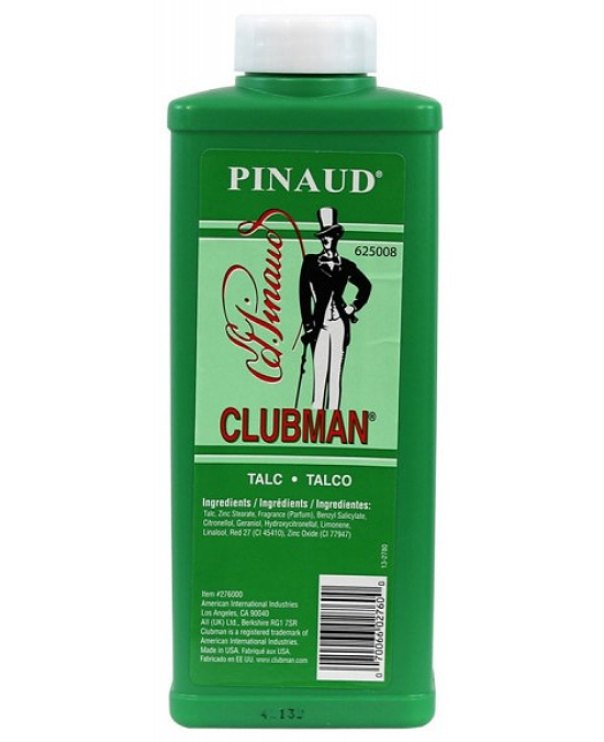 Comprar online Talco Barbero Extrafino 255 gr Clubman Pinaud en la tienda alpel.es - Peluquería y Maquillaje