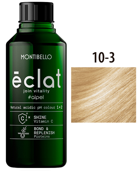 Comprar online tinte vegano Montibello éclat 10.3 en la tienda alpel.es - Peluquería y Maquillaje