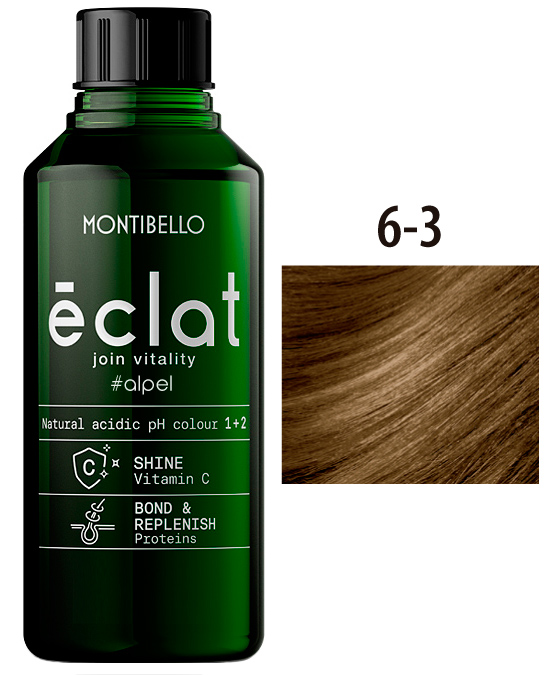 Comprar online tinte vegano Montibello éclat 6.3 en la tienda alpel.es - Peluquería y Maquillaje